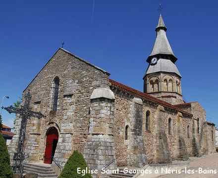 Photo : L'Abbatiale Sainte-Valérie est située à Chambon-sur-Voueize dans le département de la Creuse et la région Limousin. C'est un des plus importants édifices de style roman du Limousin.