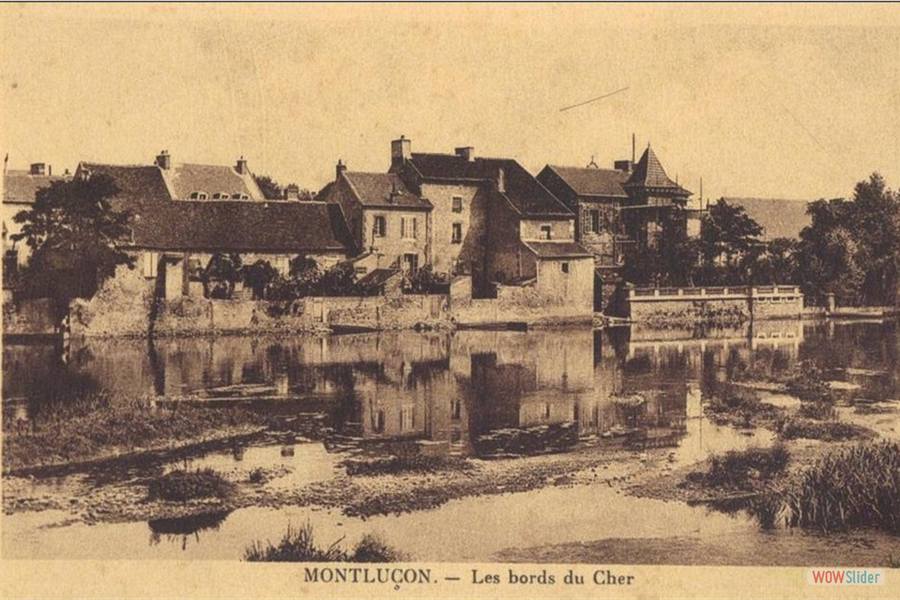 MONTLUCON - Les bords du Cher vers le pont Neuf